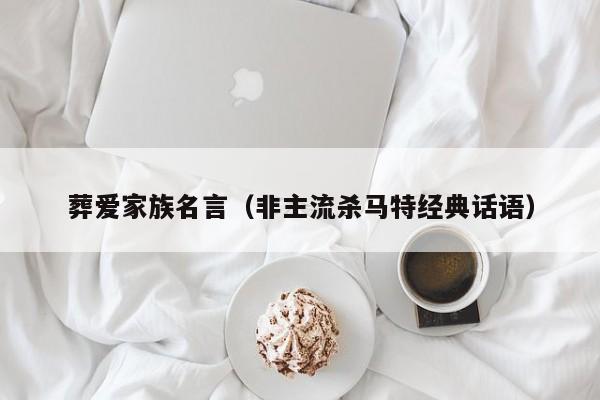 葬爱家族名言（非主流杀马特经典话语）