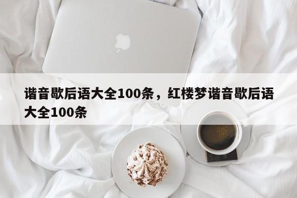谐音歇后语大全100条，红楼梦谐音歇后语大全100条