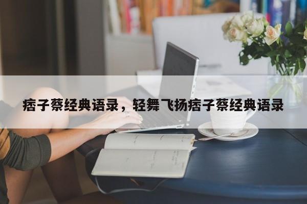 痞子蔡经典语录，轻舞飞扬痞子蔡经典语录