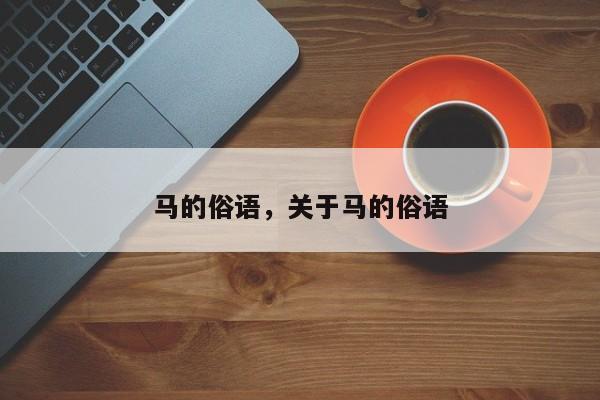 马的俗语，关于马的俗语