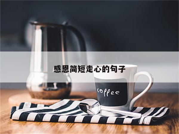 感恩简短走心的句子
