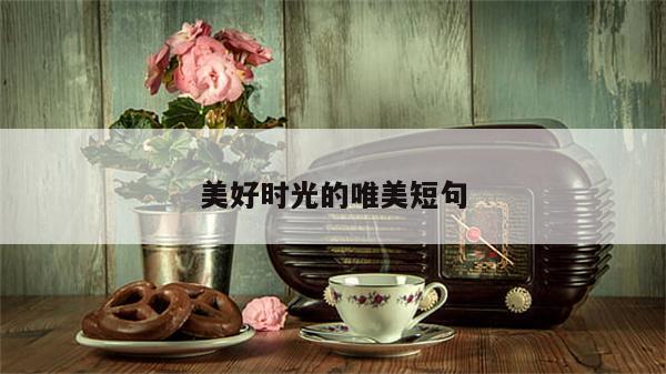 美好时光的唯美短句