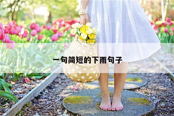 一句简短的下雨句子