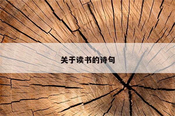 关于读书的诗句